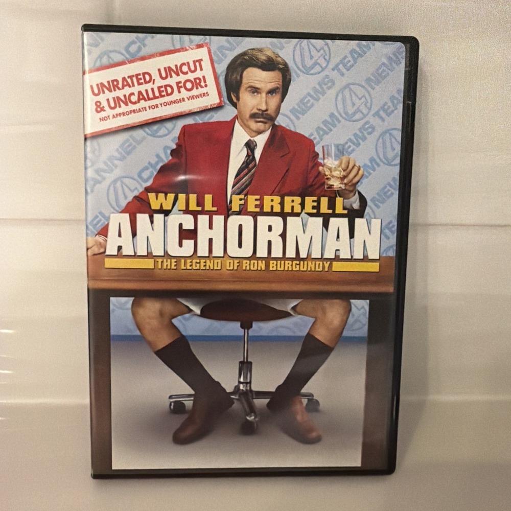 Anchorman: The Legend of Ron Burgundy (Unrated Widescreen Edition) - VERY GOOD